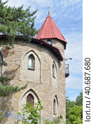 Hans Christian Andersen fairy town for children, Sosnovyy Bor, Russia (2015 год). Редакционное фото, фотограф Анна Кривицкая / Фотобанк Лори