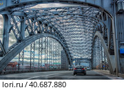 24,09,2016. Russia, Peterburg, Peter the Great's Bridge. Редакционное фото, фотограф Анна Кривицкая / Фотобанк Лори