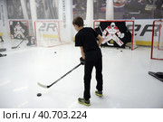 Training complex for hockey players, (2017 год). Редакционное фото, фотограф Анна Кривицкая / Фотобанк Лори
