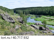 Россия. Порог «Ревун». Река Исеть. Стоковое фото, фотограф Александр Тараканов / Фотобанк Лори