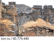 Hie rapolis Ancient City Ruin in Pa mukkale in Turkey (2009 год). Стоковое фото, фотограф Анна Кривицкая / Фотобанк Лори