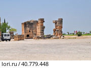 Hie rapolis Ancient City Ruin in Pa mukkale in Turkey (2009 год). Стоковое фото, фотограф Анна Кривицкая / Фотобанк Лори