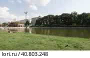Black Lake Park and recreation area in Kazan (2022 год). Редакционное видео, видеограф Потийко Сергей / Фотобанк Лори