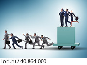 Concept of bossy autocratoc leadership. Стоковое фото, фотограф Elnur / Фотобанк Лори