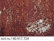 Old rusted metal texture. The surface of rough iron wall. Perfect for background and grunge design. Стоковое фото, фотограф Андрей Степанов / Фотобанк Лори