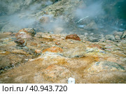 Долина гейзеров. Камчатка. Россия июль 2023. Стоковое фото, фотограф Владимир Макеев / Фотобанк Лори