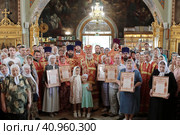 Архиерейское богослужение в Богородицерождественском храме Балашихи, общая фотография (2023 год). Редакционное фото, фотограф Дмитрий Неумоин / Фотобанк Лори