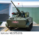 БМП-3 с 57-мм дистанционно управляемым боевым модулем «Кинжал».  Международный военно-технический форум "Армия-2022". Парк Патриот. Редакционное фото, фотограф Виктор Карасев / Фотобанк Лори