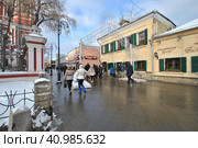 Климентовский переулок. Район Замоскворечье. Город Москва (2014 год). Редакционное фото, фотограф lana1501 / Фотобанк Лори