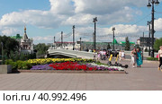 Город Омск, Вид на Юбилейный мост (2023 год). Редакционное видео, видеограф Виктор Топорков / Фотобанк Лори