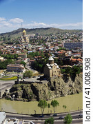The view of Tbilisi city, Georgia. Стоковое фото, фотограф Сергей Стрелков / Фотобанк Лори