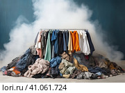 Abstract illustration of overproduction and overabundance of things. With Generative AI technology. Стоковое AI-изображение, AI-художник Мария Фадеева / Фотобанк Лори
