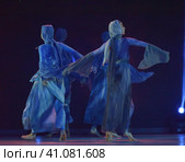 Teenage dance group performs Georgian folk dance 2022. Редакционное фото, фотограф Анна Кривицкая / Фотобанк Лори