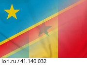 Democratic Republic of the Congo and Senegal state flag international relations SEN COG. Стоковая иллюстрация, иллюстратор Кабак Дмитрий / Фотобанк Лори