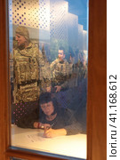 Е.В. Елистратова директор Балашихинской картинной галереи на открытии выставки "Новороссия" ГИМ Москва (2023 год). Редакционное фото, фотограф Дмитрий Неумоин / Фотобанк Лори