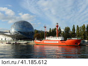 Плавучий маяк "Ирбенский" в Музее мирового океана Калининграда (2022 год). Редакционное фото, фотограф Free Wind / Фотобанк Лори