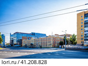 Вдовий дом (НГТУ им. Р. Е. Алексеева, общежитие № 2, Нижний Новгород) (2023 год). Редакционное фото, фотограф Илья Старков / Фотобанк Лори