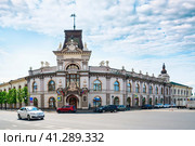 KAZAN, RUSSIA - JUNY 1, 2023: View of the National Museum in the historical center of Kazan, capital of Republic Tatarstan. Редакционное фото, фотограф Оксана Медведева / Фотобанк Лори