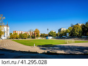 Стадион Водник (Нижний Новгород) (2023 год). Редакционное фото, фотограф Илья Старков / Фотобанк Лори