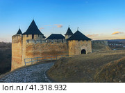 Old fortress in Khotyn. Ukraine. Стоковое фото, фотограф Сергей Бочаров / Фотобанк Лори