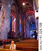 Vienna, Austria - 11 Jun 2011: St. Stephen's Cathedral in Vienna, Austria. Редакционное фото, фотограф Сергей Стрелков / Фотобанк Лори