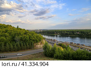 Вид на реку Белая, г. Уфа (2023 год). Редакционное фото, фотограф Римма Тельнова / Фотобанк Лори