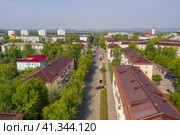 Город Уфа: Черниковка, учебный квартал УГНТУ на улице Космонавтов. Ufa city: Chernikovka, USNTU academic quarter on the Cosmonauts street. (2023 год). Стоковое фото, фотограф Евгений Романов / Фотобанк Лори