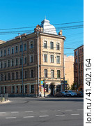 Доходный дом на улице Моисеенко, 1. Санкт-Петербург (2023 год). Редакционное фото, фотограф Александр Щепин / Фотобанк Лори