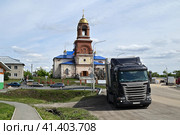 Церковь Покрова Пресвятой Богородицы (1828-1834). Село Покровское. Каменский район. Свердловская область. Россия (2023 год). Стоковое фото, фотограф Александр Тараканов / Фотобанк Лори