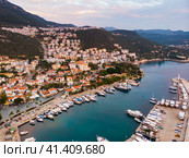 Flying over resort city Kas. Turkey. Стоковое фото, фотограф Яков Филимонов / Фотобанк Лори