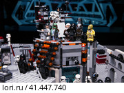RUSSIAN, April 03, 2018. Constructor Lego Star Wars. Darth Vader and Bounty Hunters. Редакционное фото, фотограф Андрей Аркуша / Фотобанк Лори