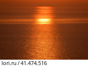 Dawn over the sea. Sea of Azov. Sunrise. Стоковое фото, фотограф Леонид Еремейчук / Фотобанк Лори