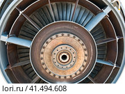 Морской корабельный турбовальный двигатель на белом фоне. Marine ship turboshaft engine on a white background. Стоковое фото, фотограф Татьяна Д / Фотобанк Лори