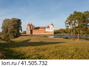 Мирский замок, Беларусь (2023 год). Редакционное фото, фотограф Владимир Чинин / Фотобанк Лори