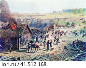 Позиция русских войск в деревне Семеновской (2023 год). Редакционное фото, фотограф Сергей Елизарьев / Фотобанк Лори