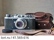 Фотоаппарат Зоркий. СССР (2012 год). Редакционное фото, фотограф Владимир Дресвянников / Фотобанк Лори