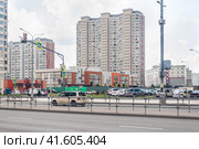 Школа в Некрасовке, дошкольный корпус Веселье, ул.Недорубова, 4. Москва (2023 год). Редакционное фото, фотограф Алёшина Оксана / Фотобанк Лори