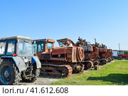 Tractor. Agricultural machinery. Стоковое фото, фотограф Леонид Еремейчук / Фотобанк Лори