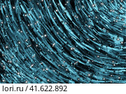 Winter night abstract watercolor background with blizzard and snowflakes on a black background. Illustration. Стоковая иллюстрация, иллюстратор Бузмакова Светлана / Фотобанк Лори