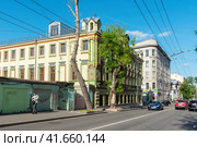 Усадьба Шибаевых. Новая Басманная улица, дом 23а, строение 1, Москва (2019 год). Редакционное фото, фотограф Александр Щепин / Фотобанк Лори