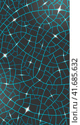 Blue Craquelure on the Surface of the Screen. Стоковая иллюстрация, иллюстратор Vicgmyr / Фотобанк Лори