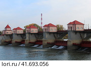 Плотина Невинномысского канала (2023 год). Стоковое фото, фотограф Иван Дуплик / Фотобанк Лори