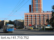 Гостиница Ловеч в Рязани (2023 год). Редакционное фото, фотограф Иван Дуплик / Фотобанк Лори
