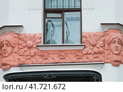 Виды Санкт-Петербурга. Стиль модерн. Каменноостровский пр., 13 (2012 год). Стоковое фото, фотограф Александр Алексеев / Фотобанк Лори