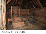 In house of Drvengrad, Serbia (2018 год). Редакционное фото, фотограф Сергей Стрелков / Фотобанк Лори