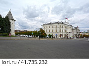 Казанская городская Дума. Кремлевская улица, дом 1. Республика Татарстан. Город Казань. Россия (2023 год). Редакционное фото, фотограф Александр Тараканов / Фотобанк Лори