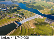 Загорская ГАЭС (2021 год). Стоковое фото, фотограф Денис Горбачёв / Фотобанк Лори