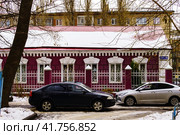 Старинный дом. Желябова, 10. Воронеж (2023 год). Редакционное фото, фотограф Владимир Шибаев / Фотобанк Лори
