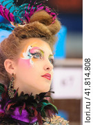 Saint-Petersburg, Russia. 30.09.2012 The International Beauty Festival "Nevsky Bereg" is an international professional exhibition of the beauty industry, independent championships in cosmetology, pedicure, hairdressing, nail design and decorative cosmetics, Редакционное фото, фотограф Анна Кривицкая / Фотобанк Лори