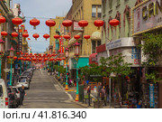 Сhina town. Streets of San Francisco (2023 год). Редакционное фото, фотограф Олег Жуков / Фотобанк Лори